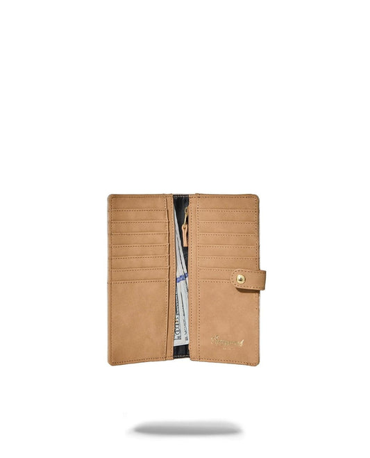 Portafoglio Sprayground 2 TONE GOLD TRINITY SINGLE FOLD WALLET single-fold wallet