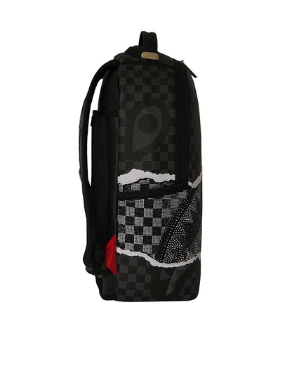 Zaino Sprayground nero "GOLD DIAMOND TEAR BACKPACK"