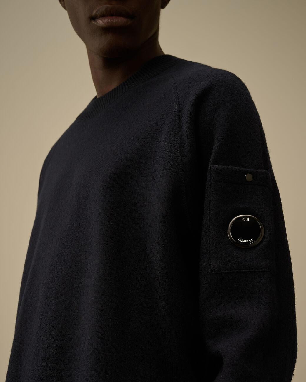 Maglia C.P. Company girocollo in lana merino uomo