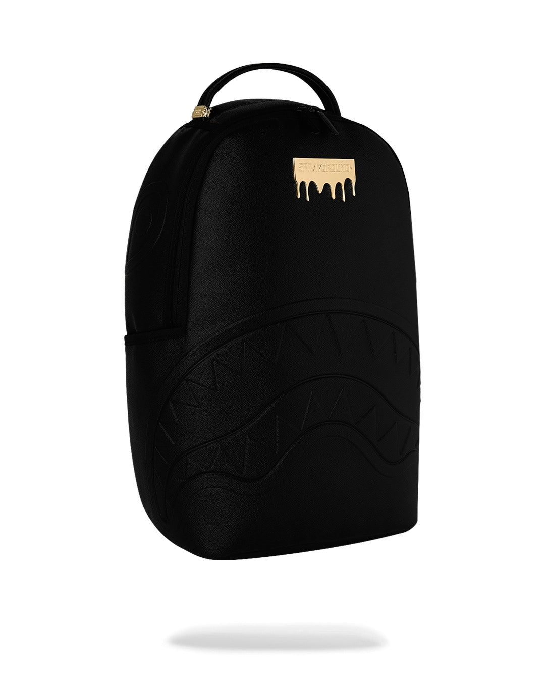 Zaino Sprayground nero GOLD DRIP LOGO DLXSV BACKPACK 
