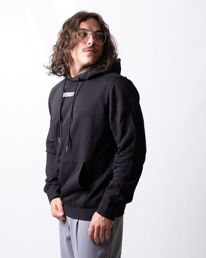 Felpa Calvin Klein con cappuccio boxy logo uomo