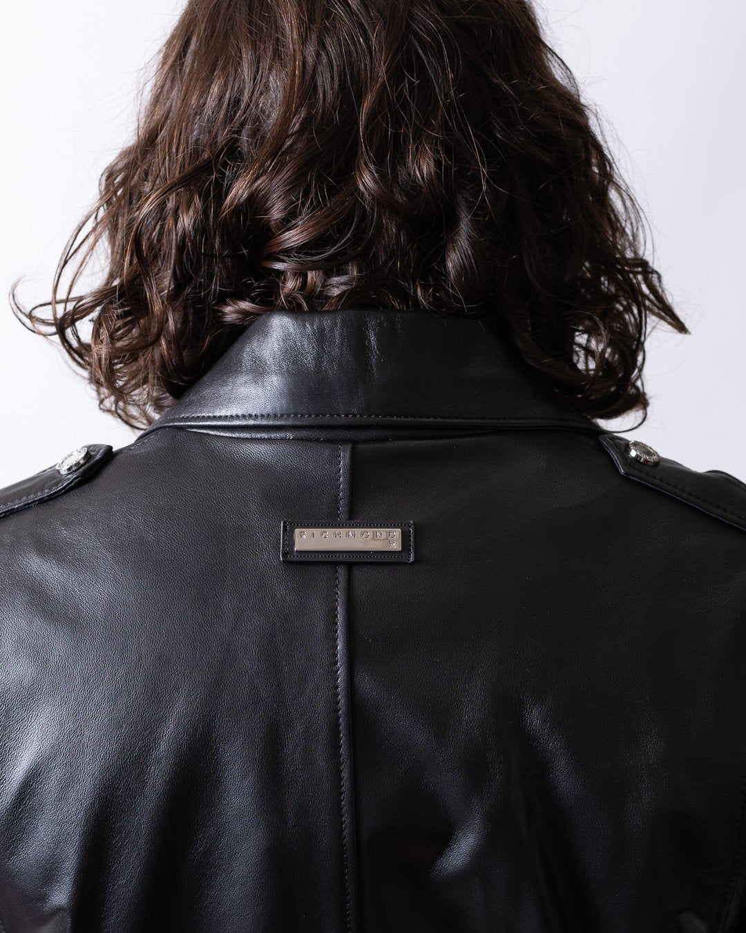 Giubbotto Richmond X biker in vera pelle uomo