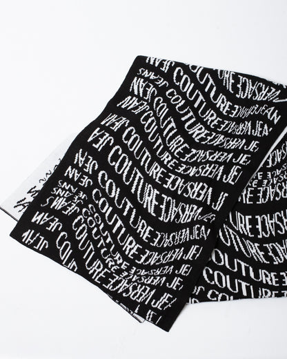 Sciarpa Versace Jeans Couture con logo all-over