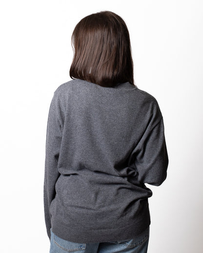 Maglia Moschino in misto lana con logo basic