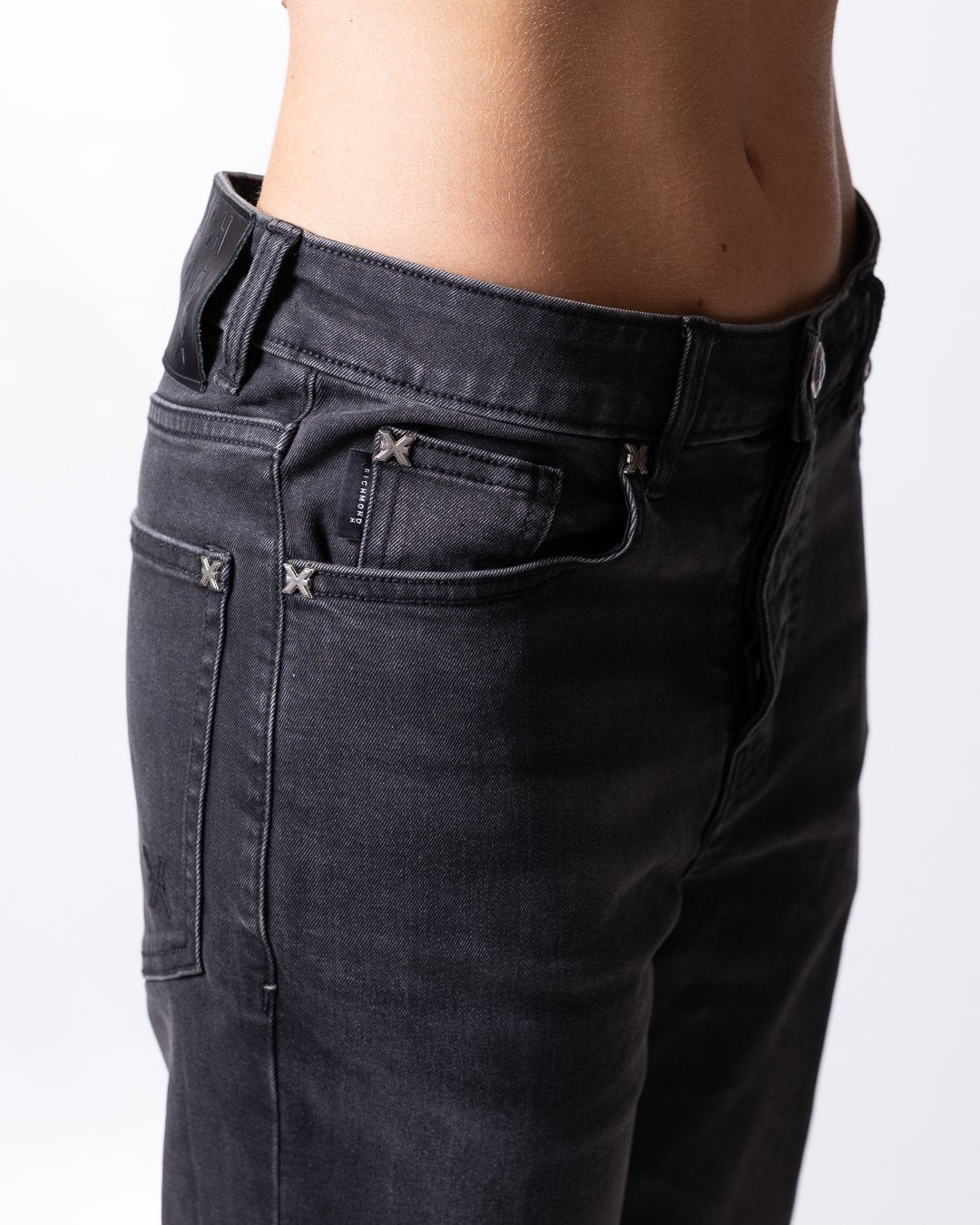 Jeans Richmond X skinny fit con patch logata uomo