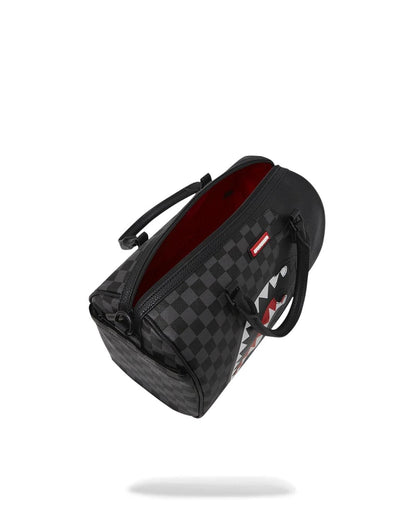 Borsa Sprayground nero unfinished shark mini duffle