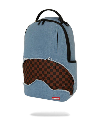 Zaino Sprayground denim shark bite dlxsv backpack
