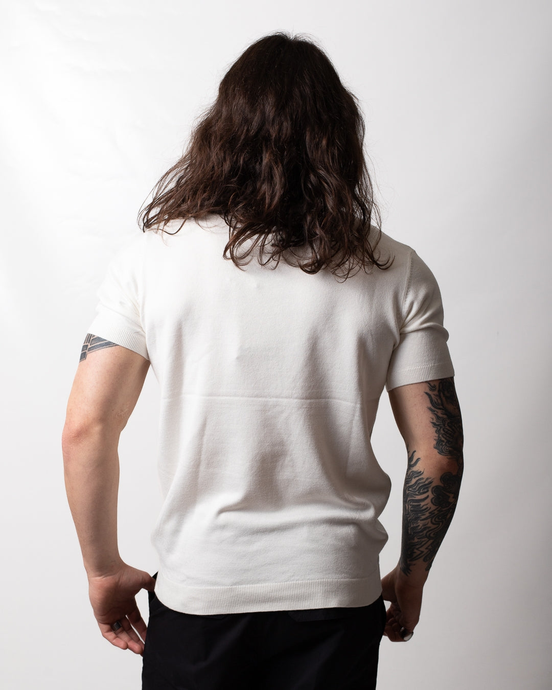 T-Shirt Richmond X in maglia con patch uomo
