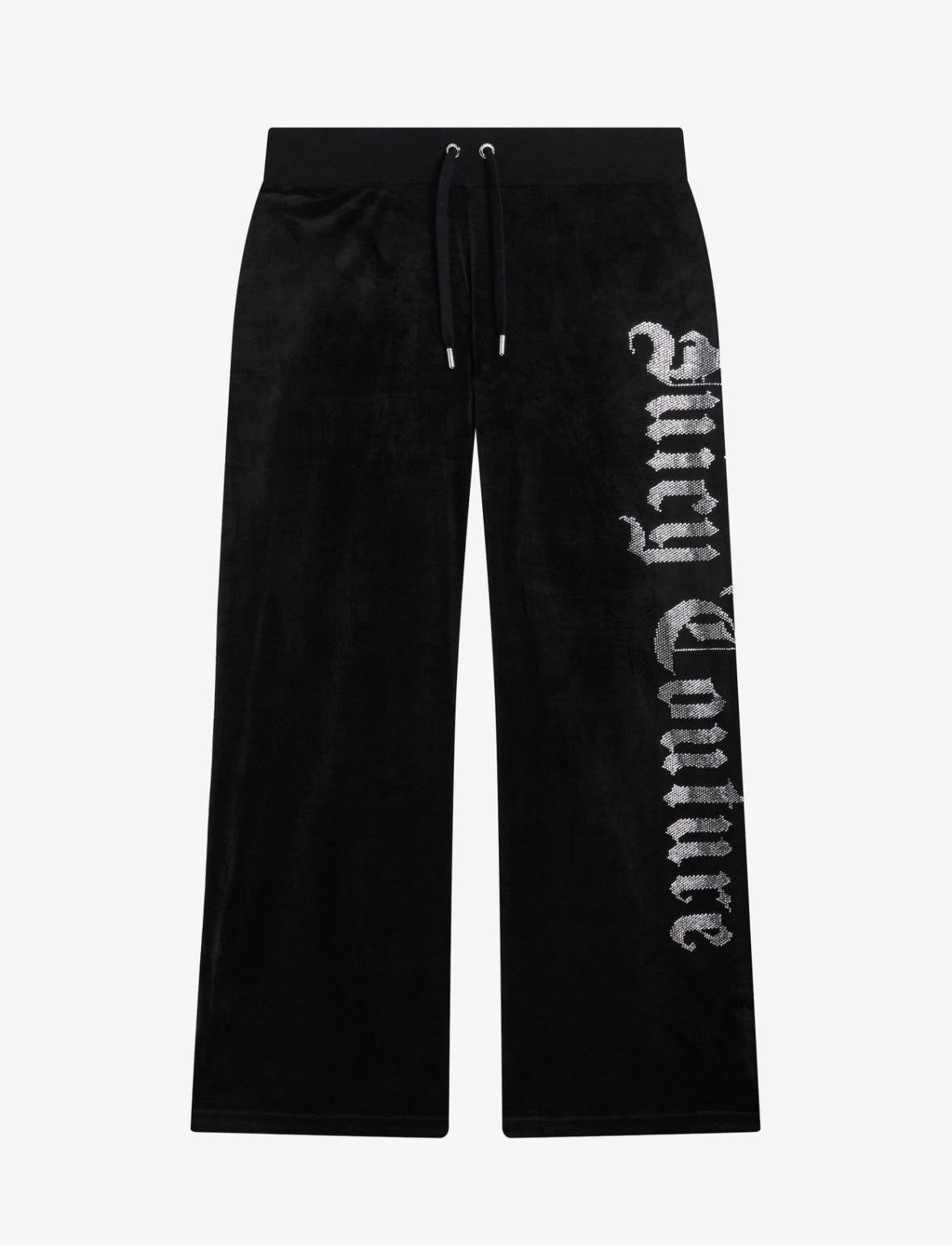 Pantalone Juicy Couture con logo strass