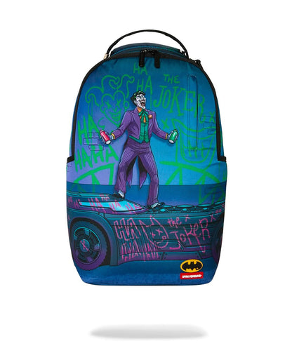 Zaino Sprayground blu DC JOKER TAGGED UP BATMOBILE BACKPACK
