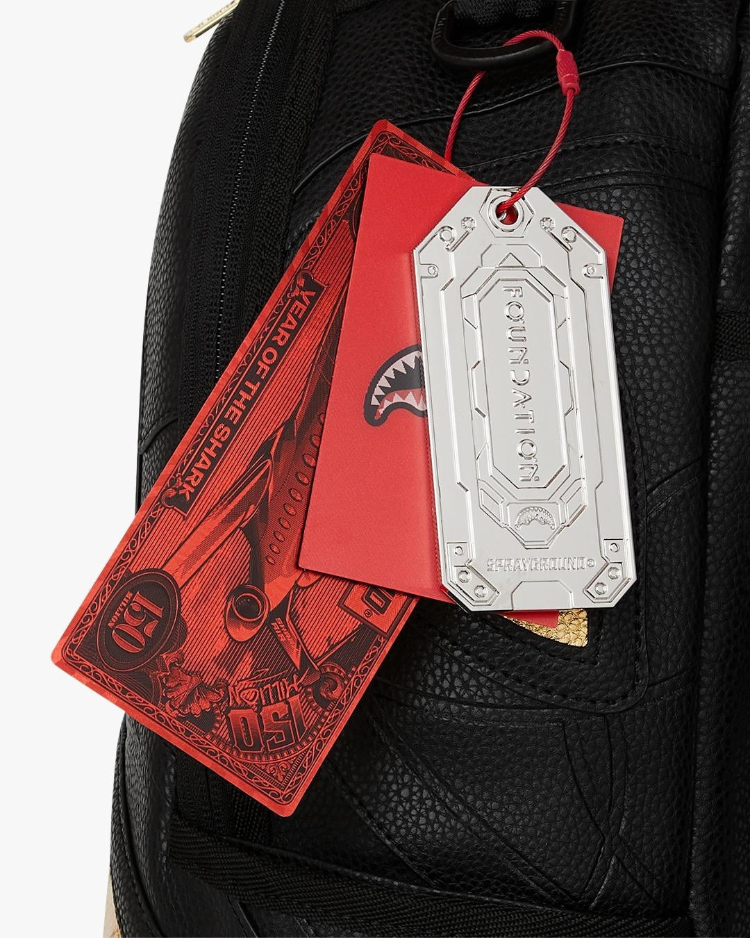 Zaino Sprayground nero "FOUNDATION FIT FOR KING BACKPACK"