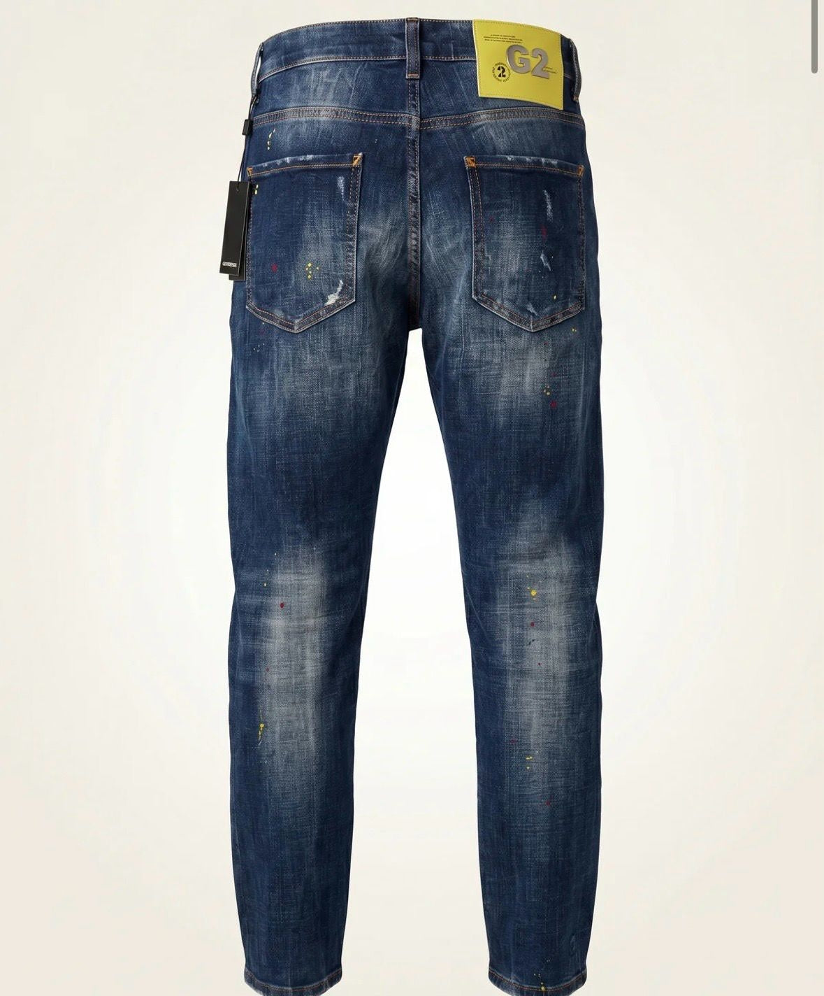 Jeans G2Firenze slim "Splashed" uomo