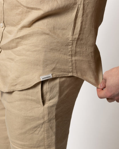 Camicia Colmar "Frenetic" in lino con maniche corte uomo