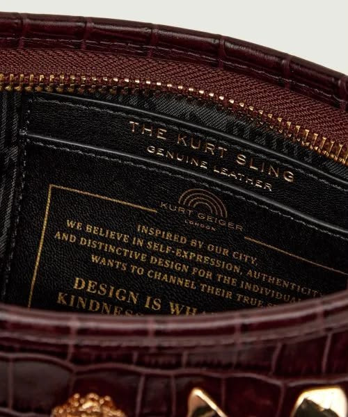 Borsa Kurt Geiger con fiori decorativi e brillantini