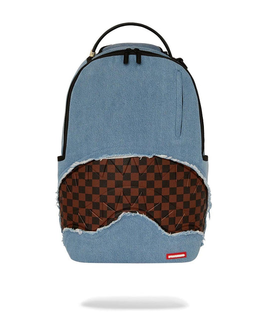 Zaino Sprayground denim shark bite dlxsv backpack