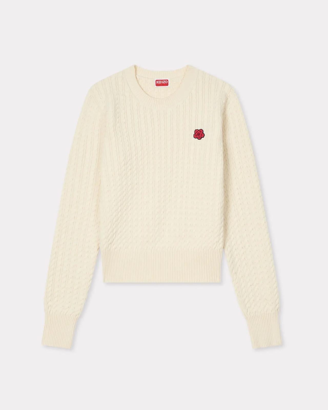 Maglia Kenzo girocollo "Boke Flower Cable" donna