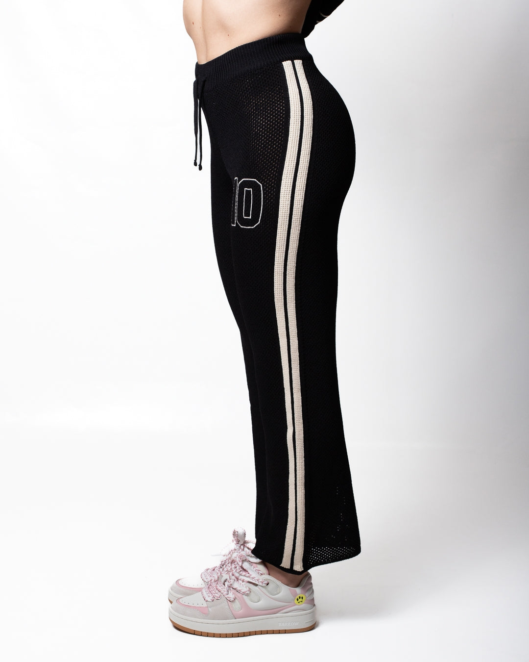 Pantalone Barrow in maglia traforata donna