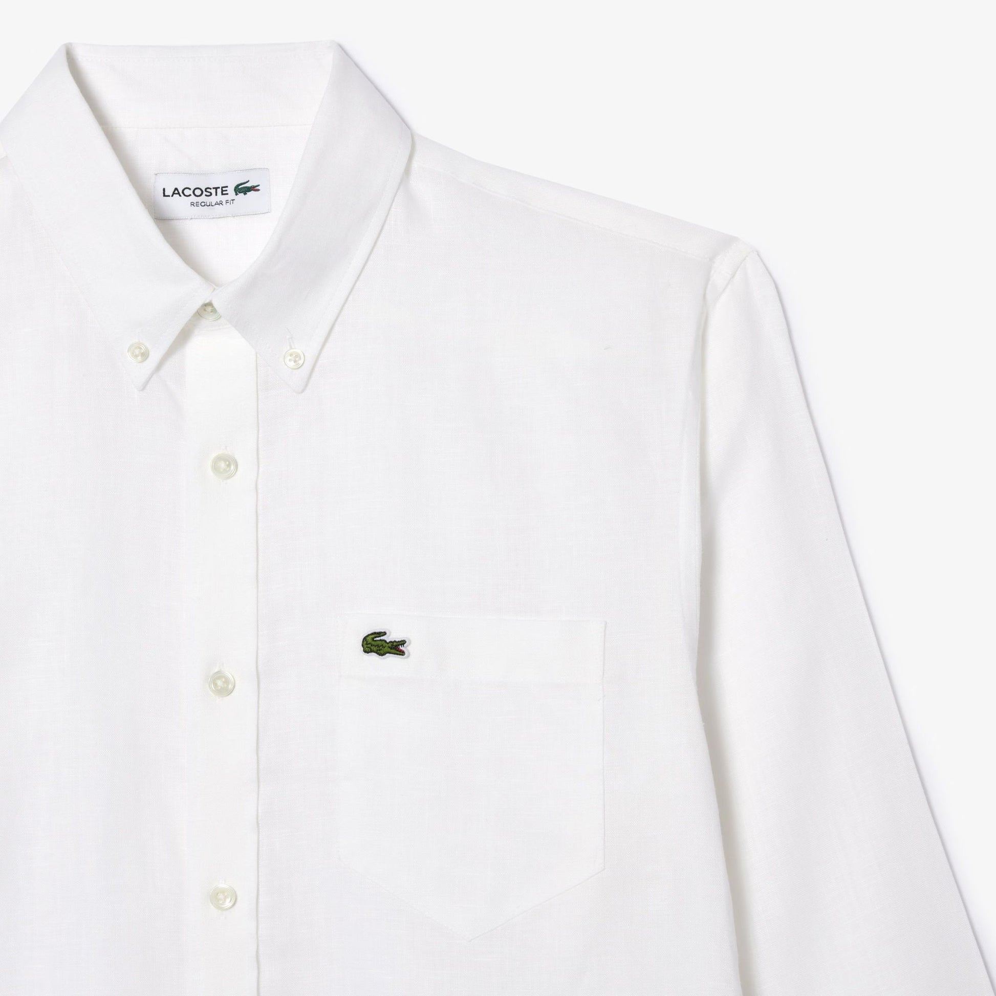 Camicia Lacoste regular in lino uomo