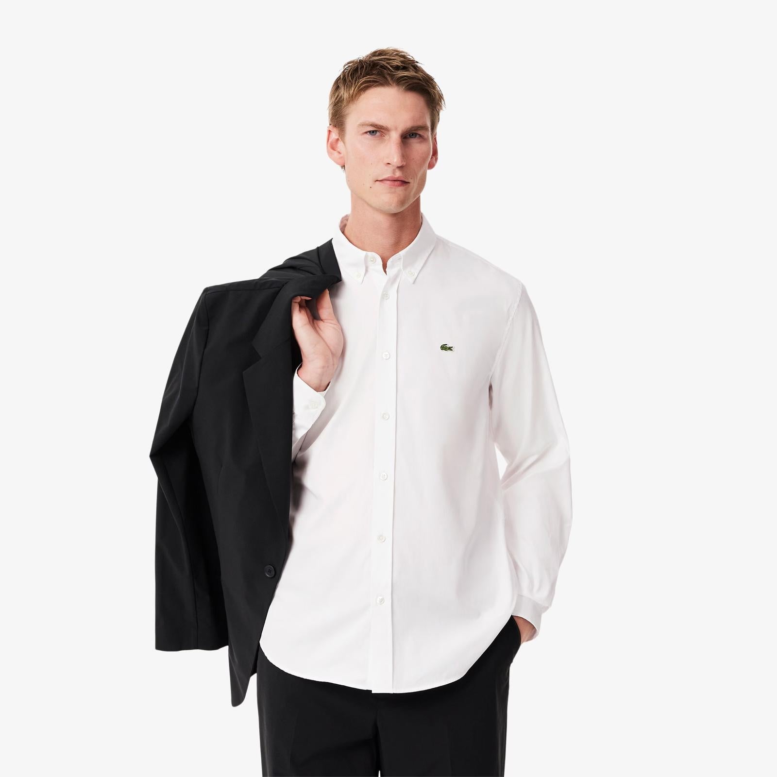 Camicia Lacoste essential regular fit uomo