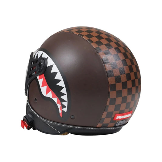 Casco Sprayground x Acerbis marrone open face 