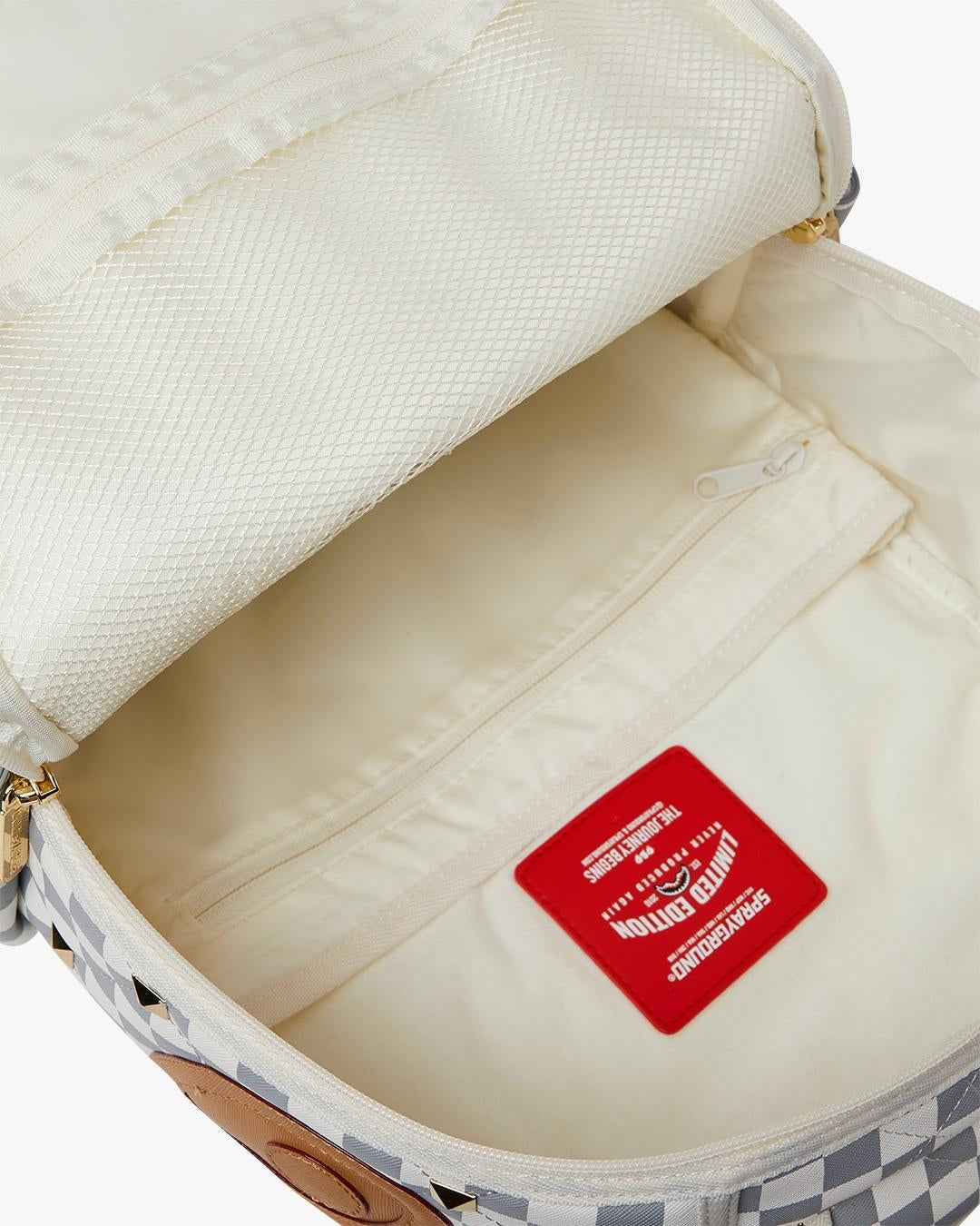 Zaino Sprayground bianco "CREAM HENNY QUILT PUFF BACKPACK"