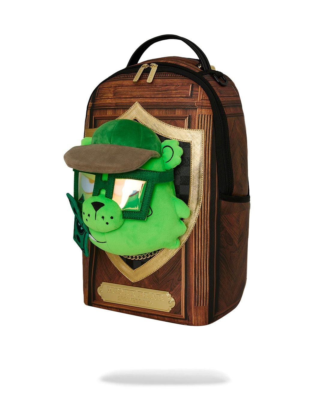 Zaino Sprayground marrone MOUNTED MONEYBEAR HEAD BACKPACK
