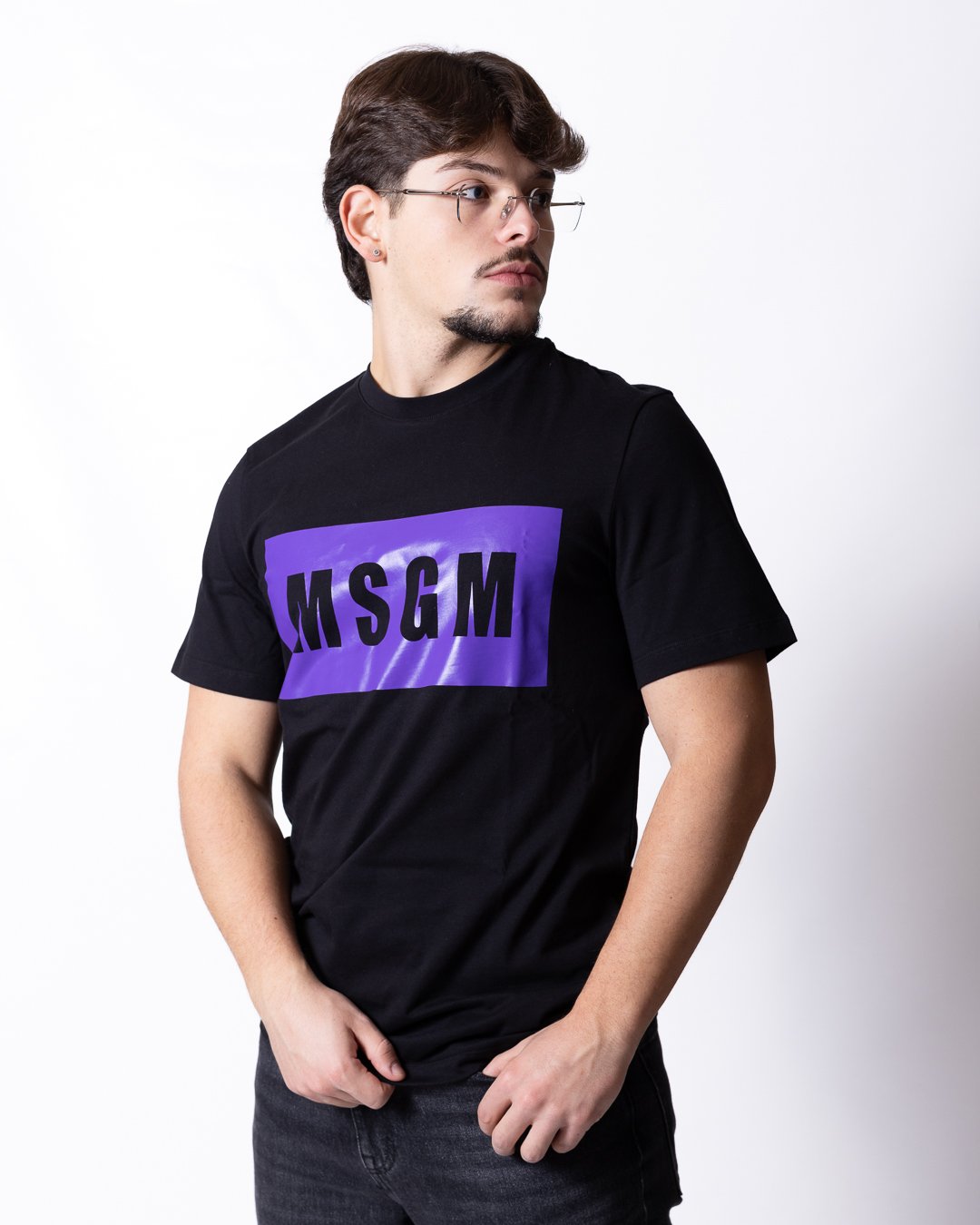 T-shirt MSGM con logo frontale