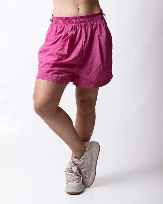 Short Colmar in nylon con coulisse laterali donna