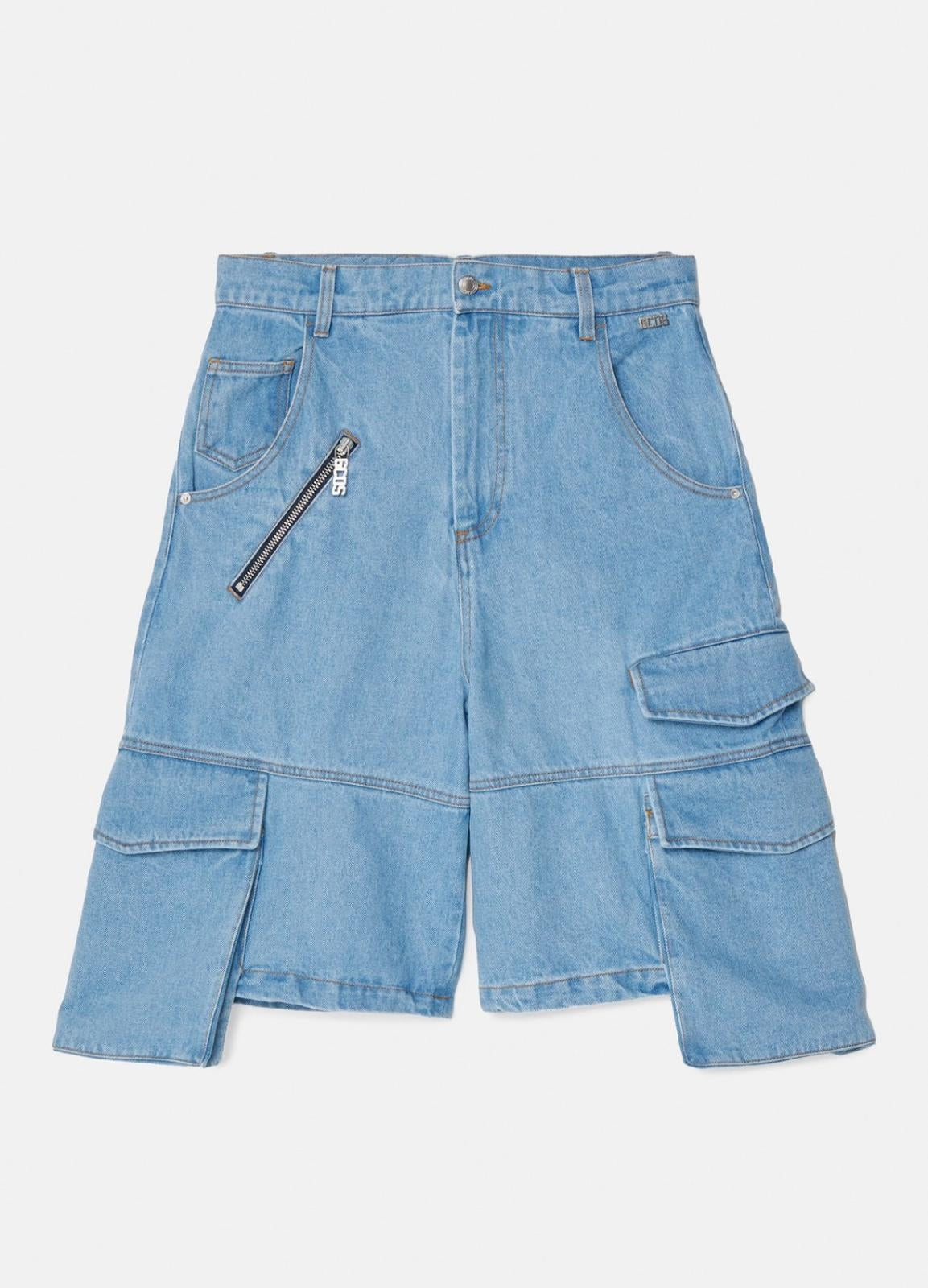 Short GCDS cargo con zip uomo