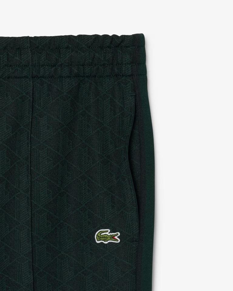Pantalone Lacoste logato allover uomo