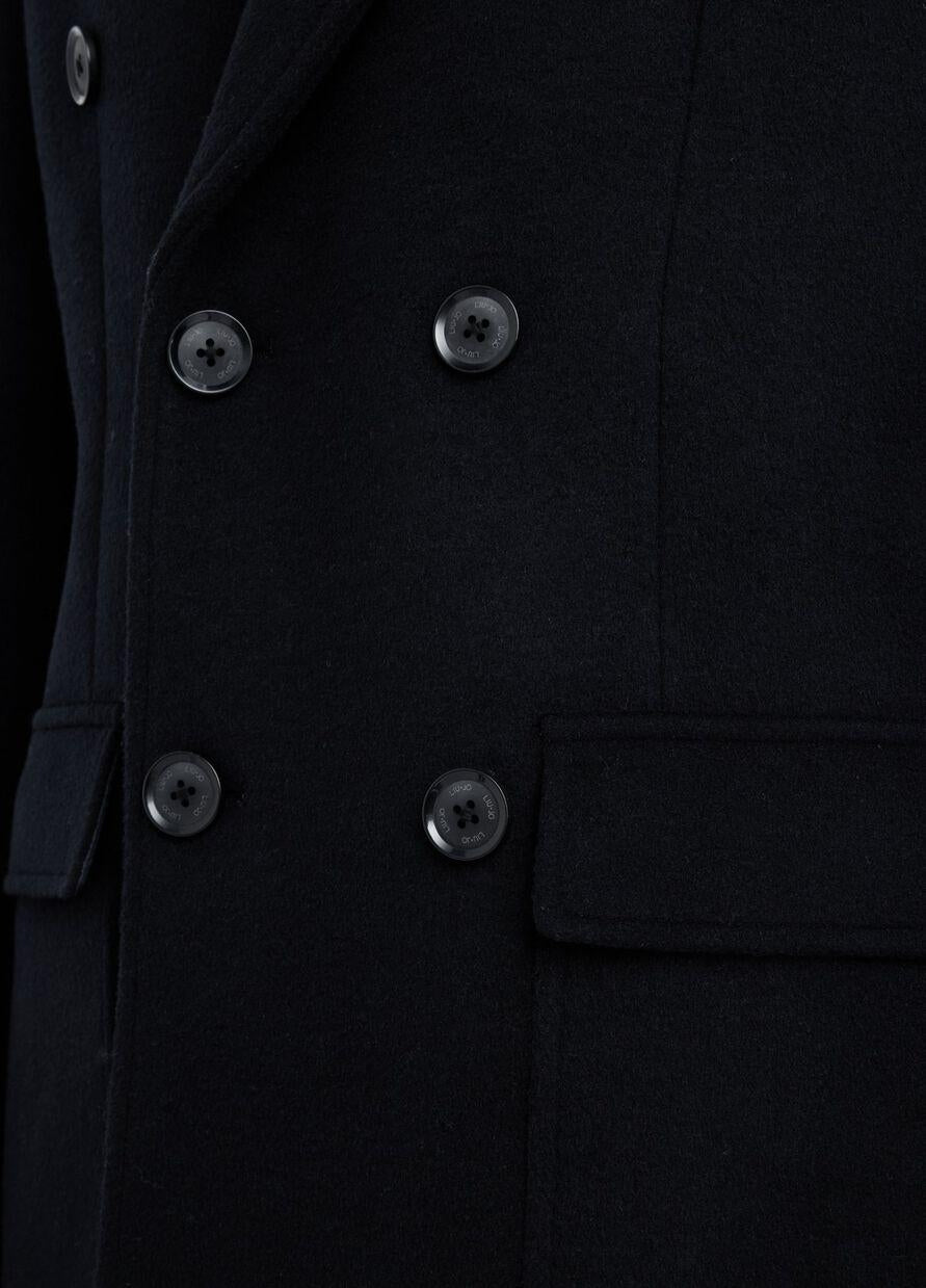 Cappotto Liu Jo doppiopetto in lana e cashmere uomo