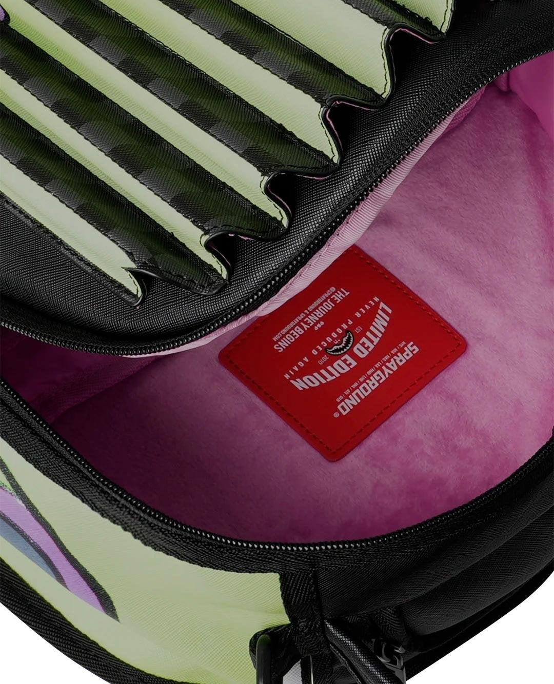 Zaino Sprayground verde nero INSANE ILLUSION ART CHANGING BACKPACK