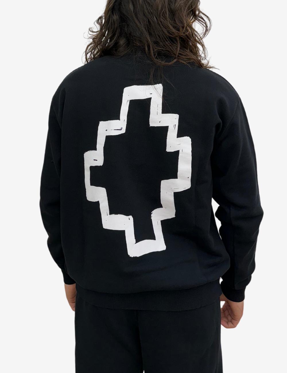 Felpa Marcelo Burlon girocollo stampata uomo Specchio Boutique