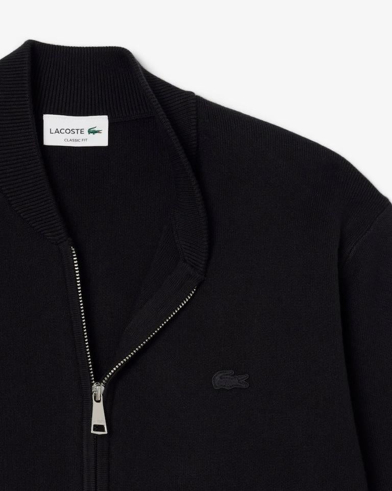 Maglia Lacoste fullzip in misto lana uomo