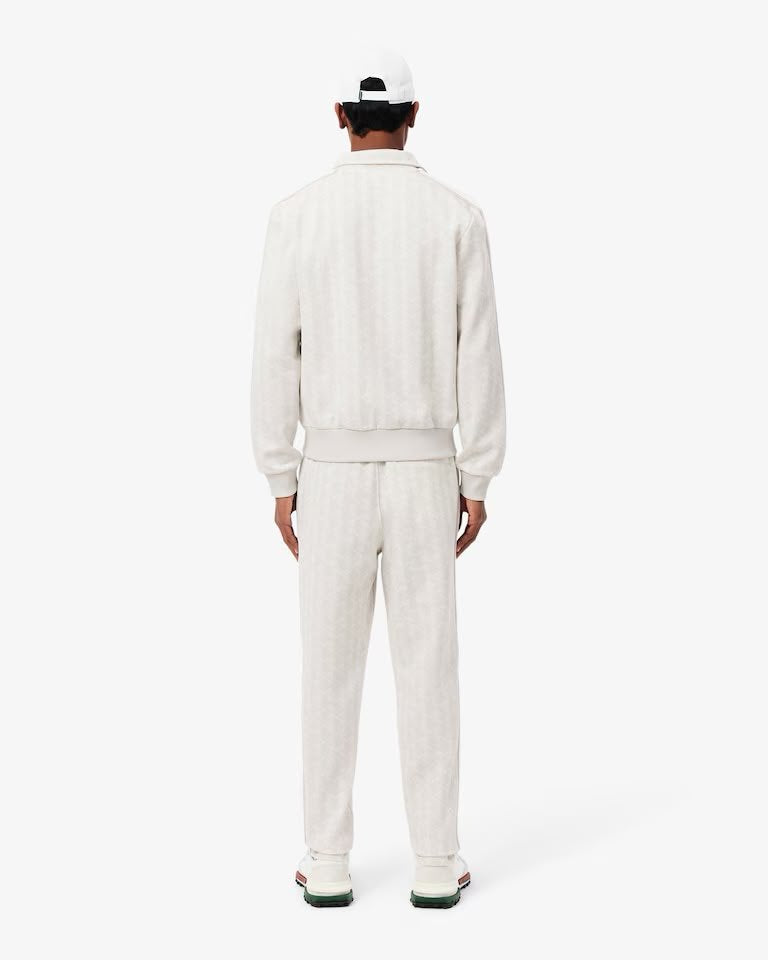 Pantalone Lacoste logato allover uomo