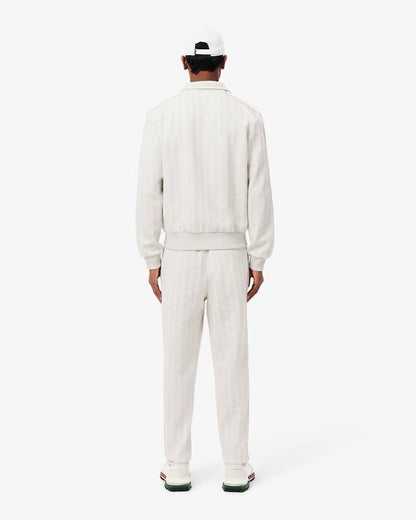 Pantalone Lacoste logato allover uomo