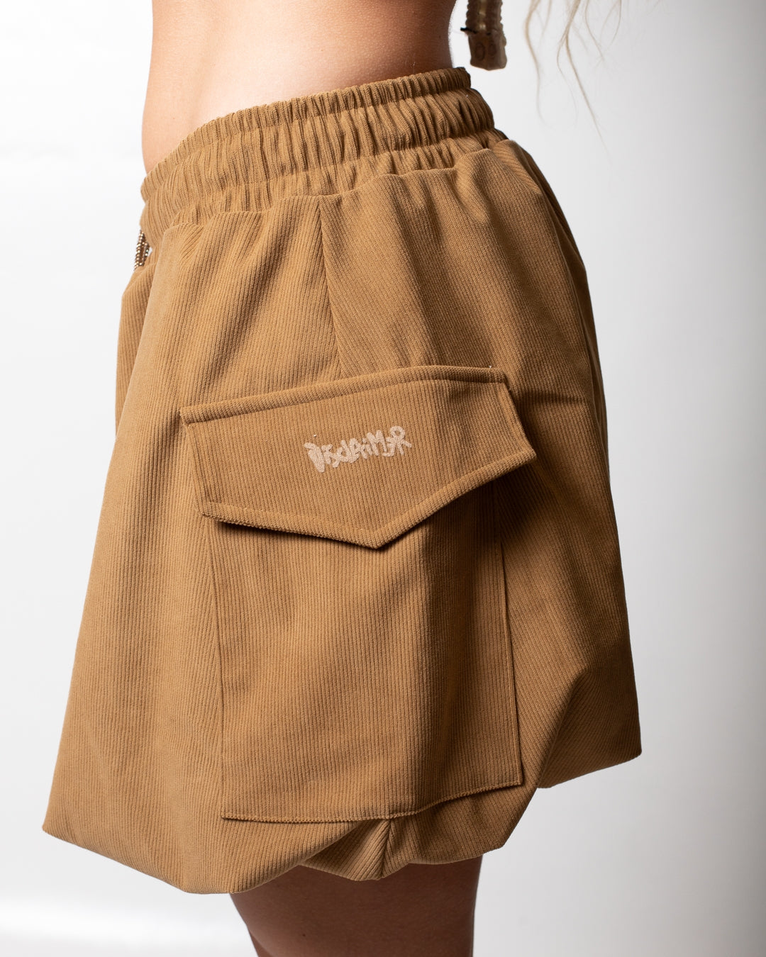 Gonna Disclaimer cargo in velluto donna