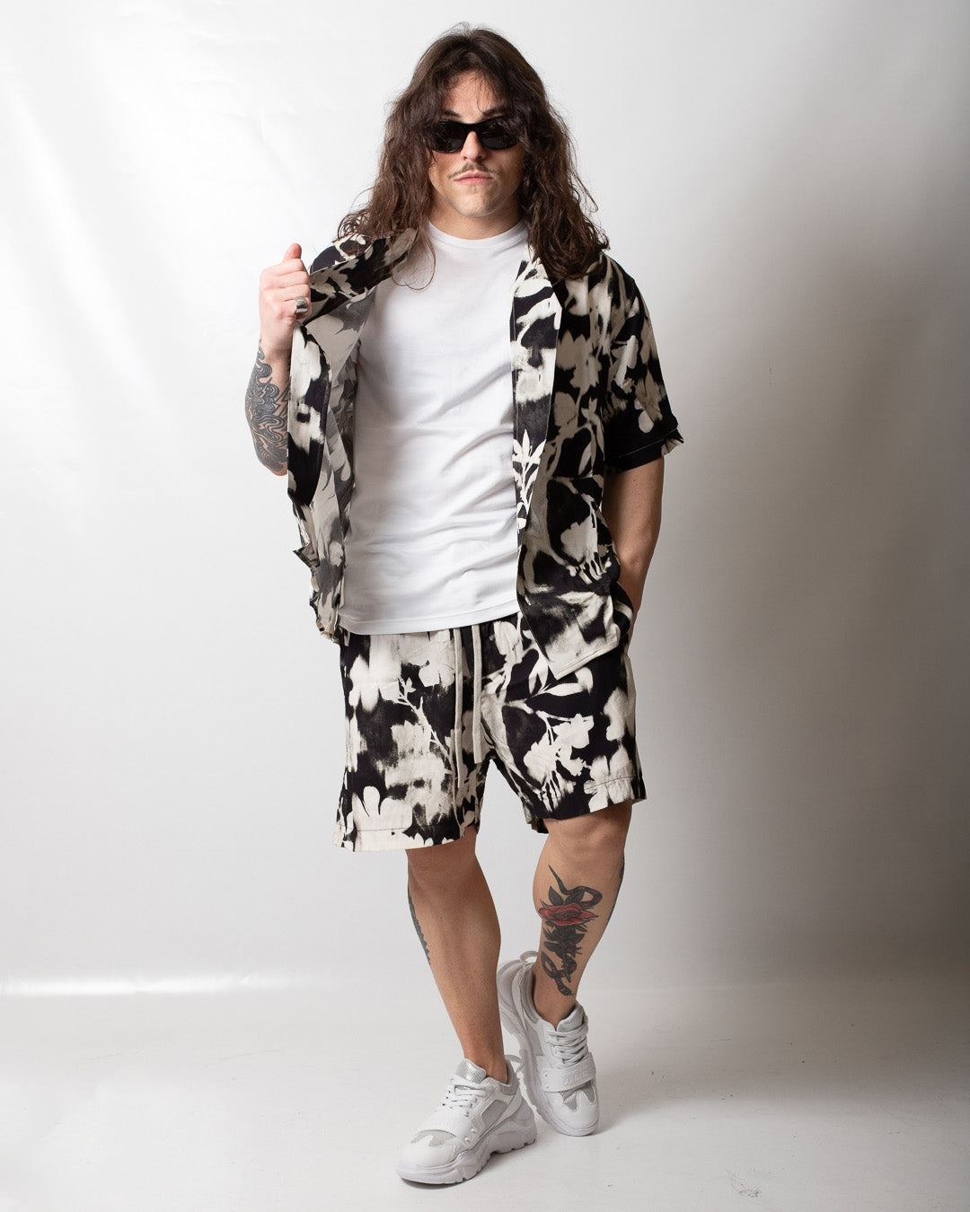 Camicia Gaelle "Fit Bowling" stampata uomo