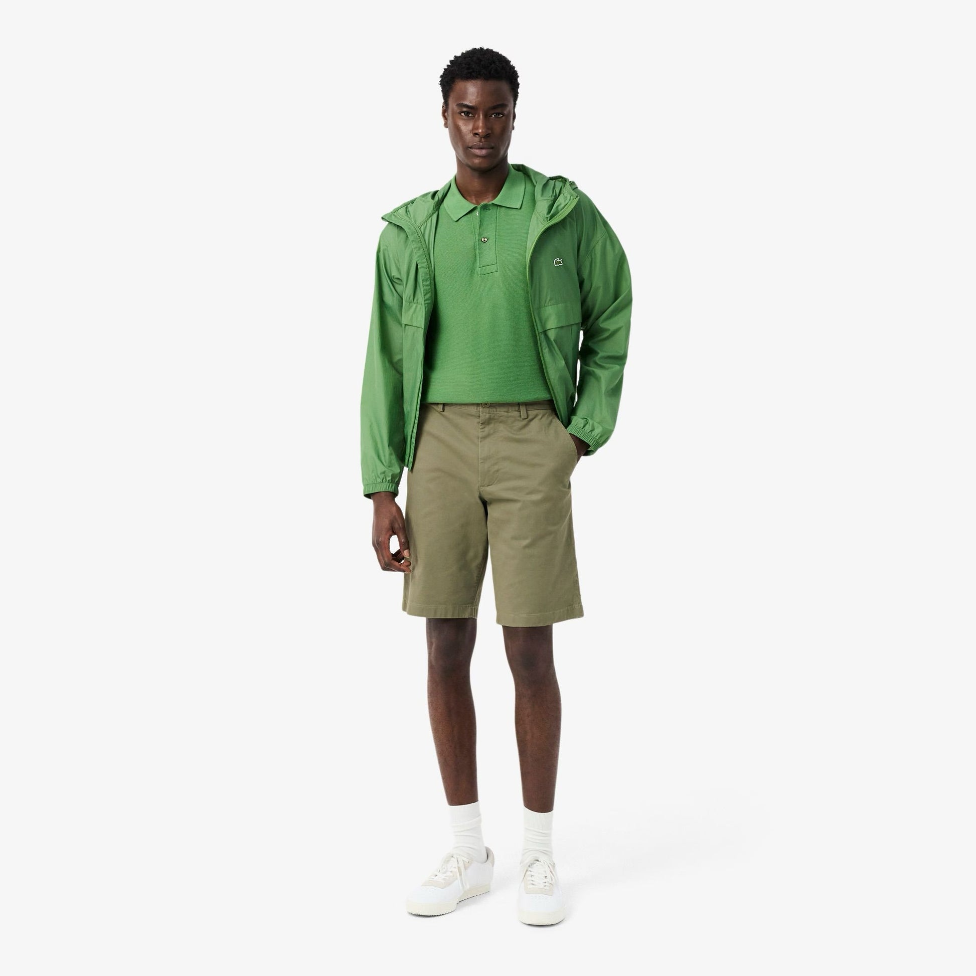 Bermuda Lacoste chino slim uomo