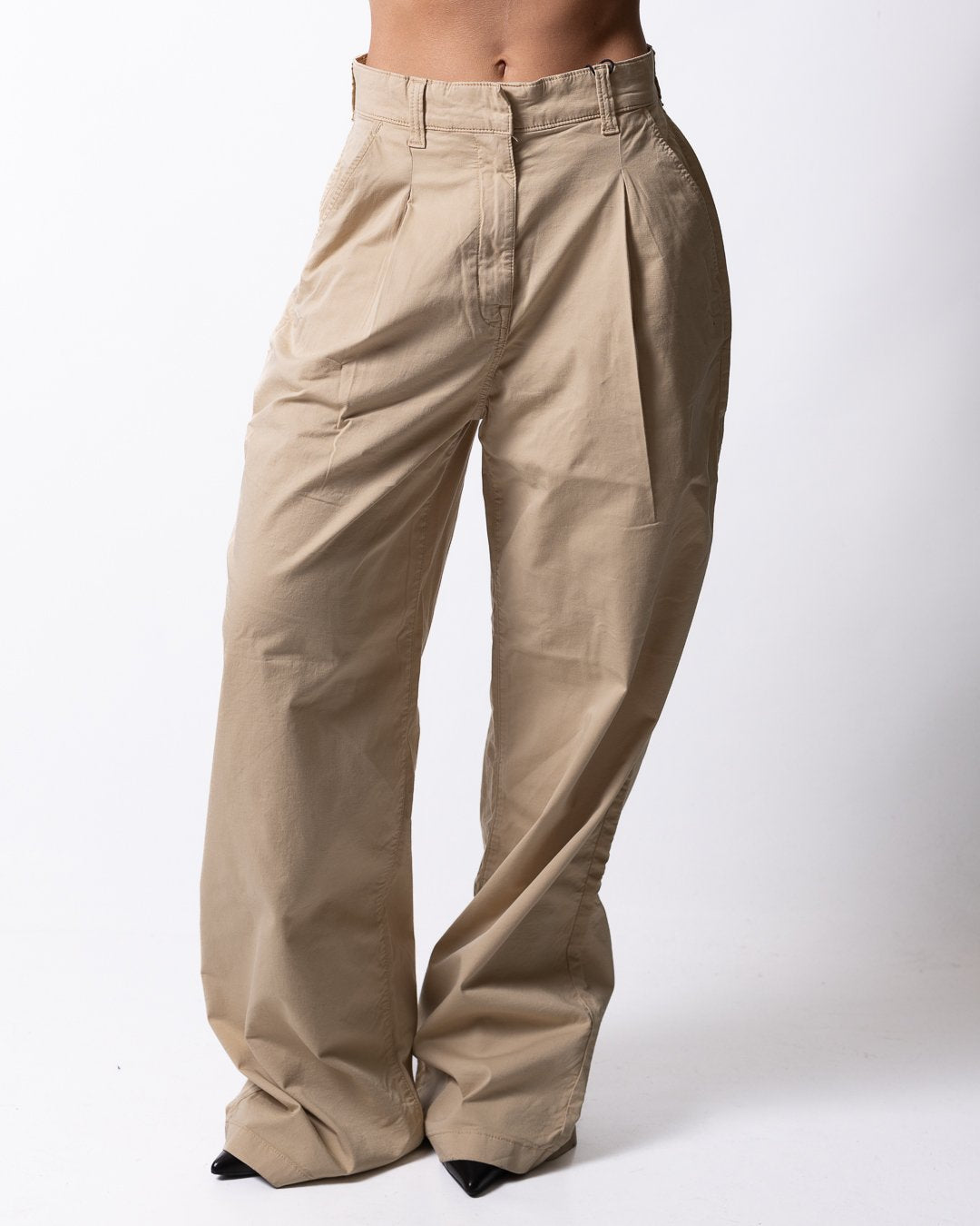 Pantalone Tommy Jeans wide leg chino donna