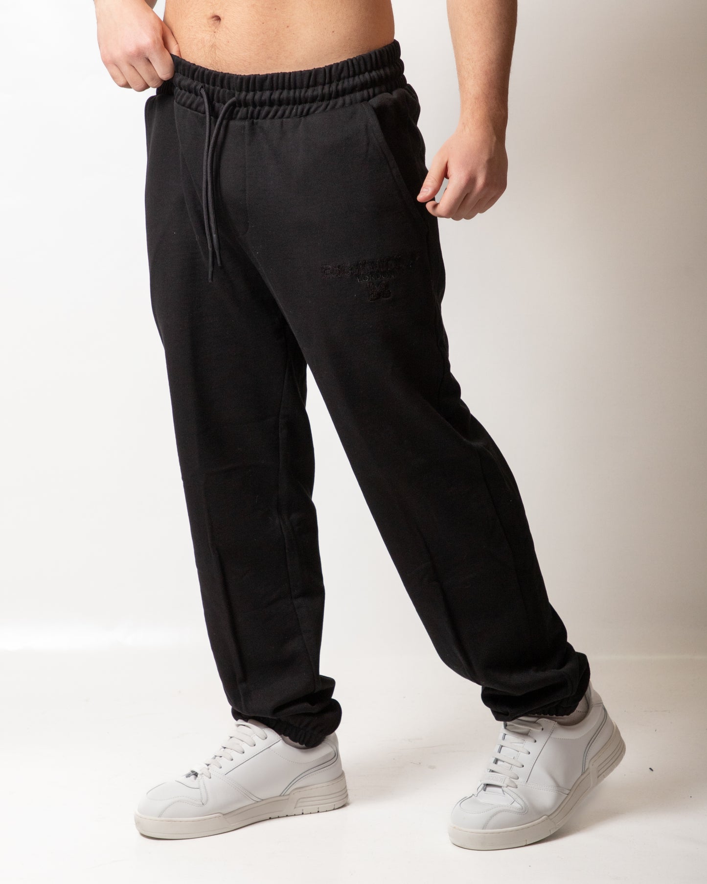 Pantalone Richmond X in felpa con logo in spugna uomo