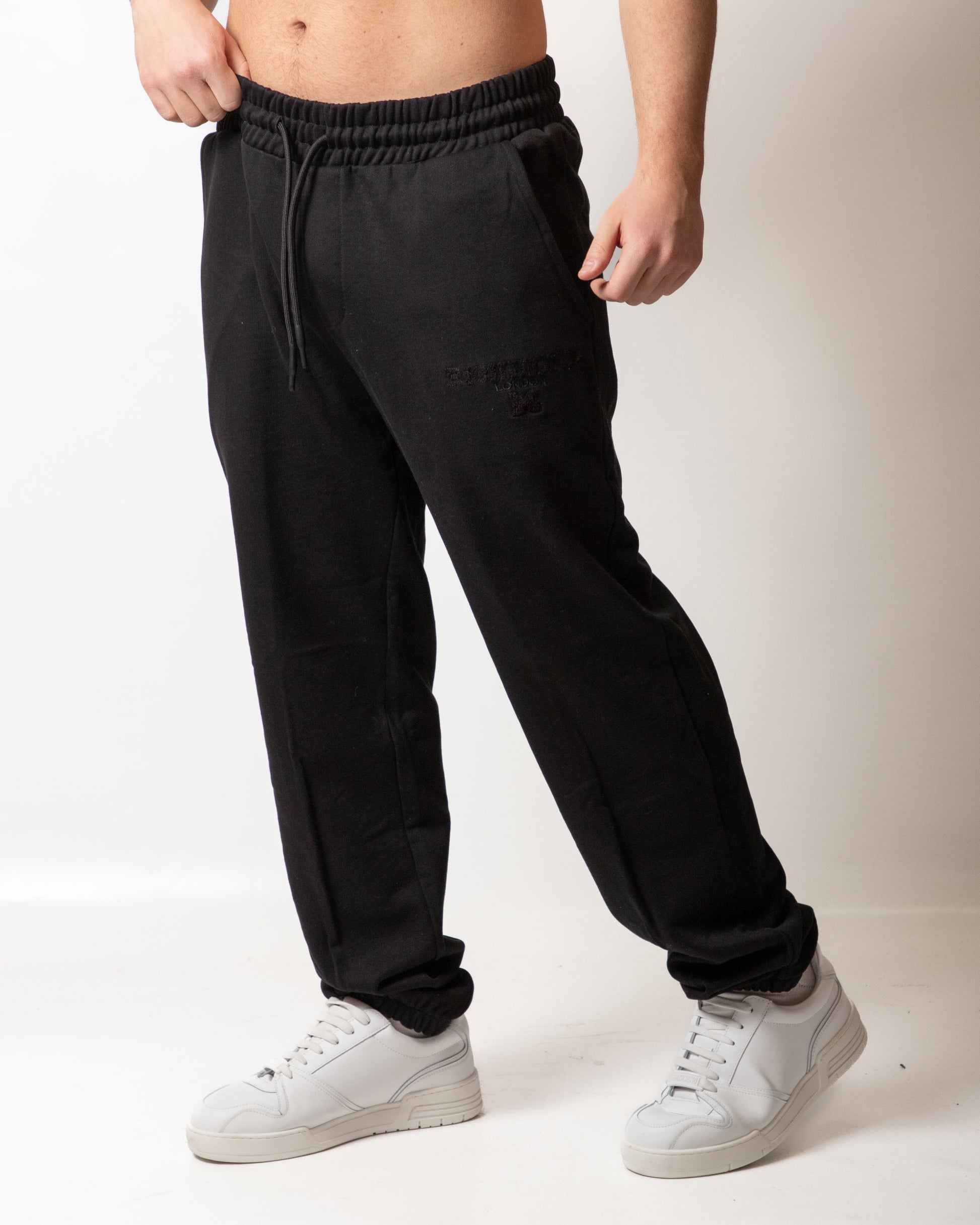 Pantalone Richmond X in felpa con logo in spugna uomo