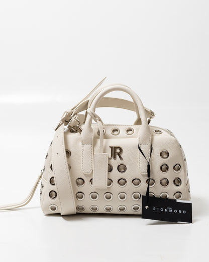 Borsa John Richmond in ecopelle con manici e occhielli metallici donna