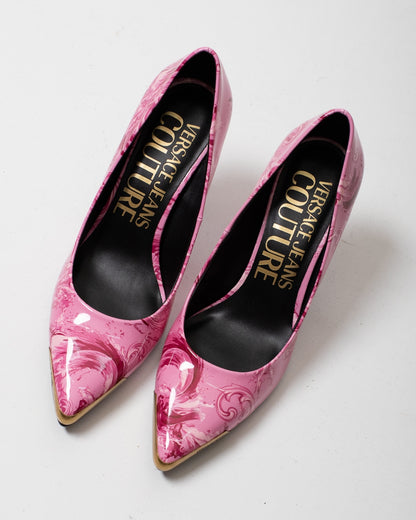 Tacchi Versace Jeans Couture "Baroque Print" donna