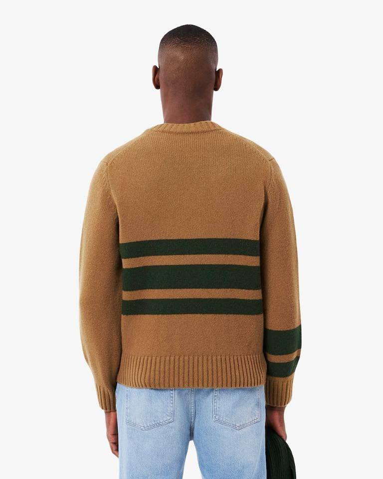 Maglia Lacoste a V in lana uomo