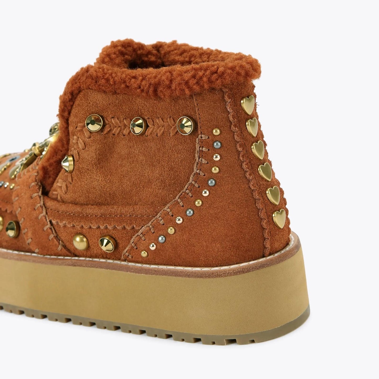 Stivaletto Kurt Geiger "Mansion Cosy brown" in suede donna