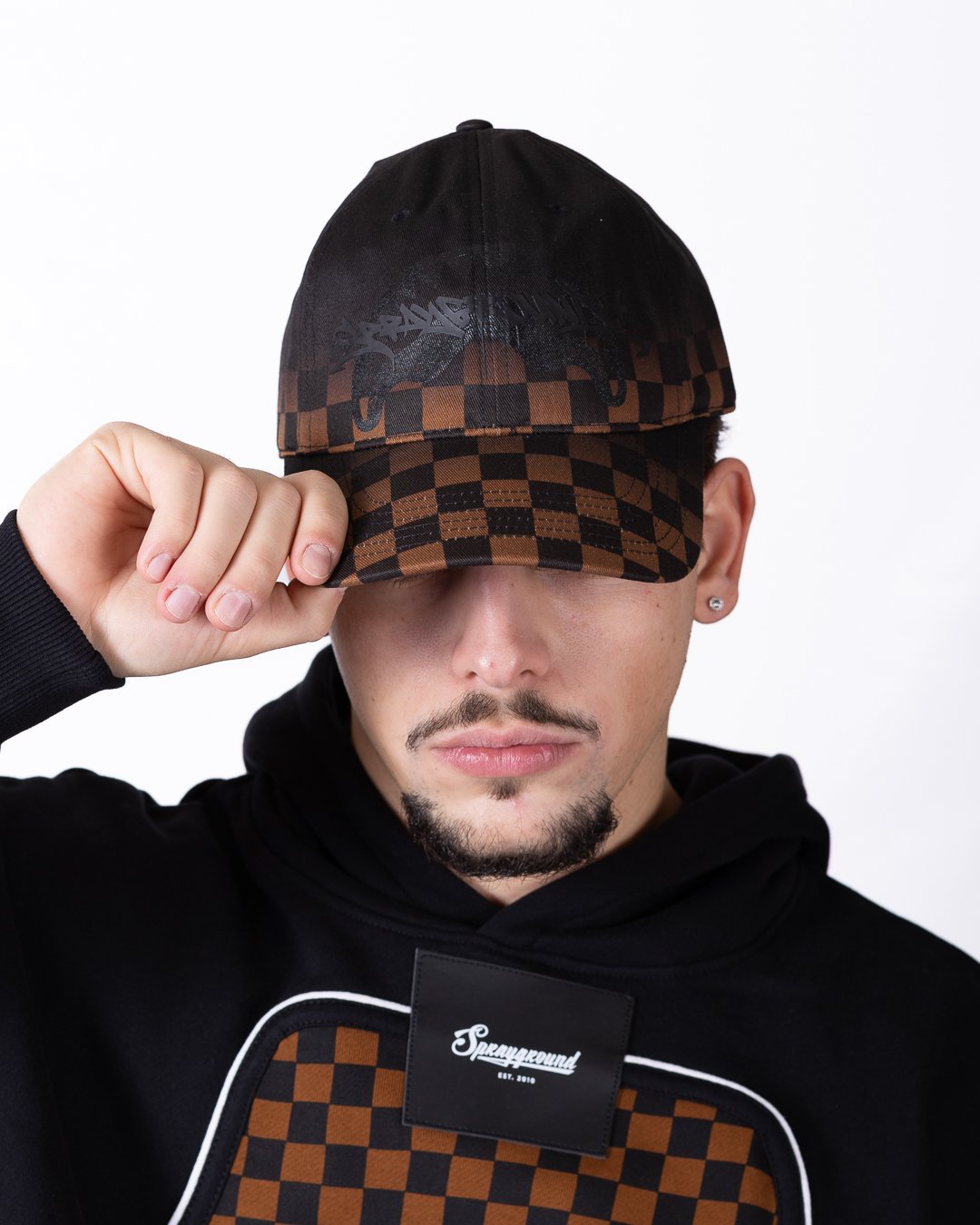 Cappello Sprayground con visiera e logo stampato