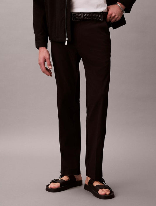 Pantalone Calvin Klein straight "Seersucker" uomo