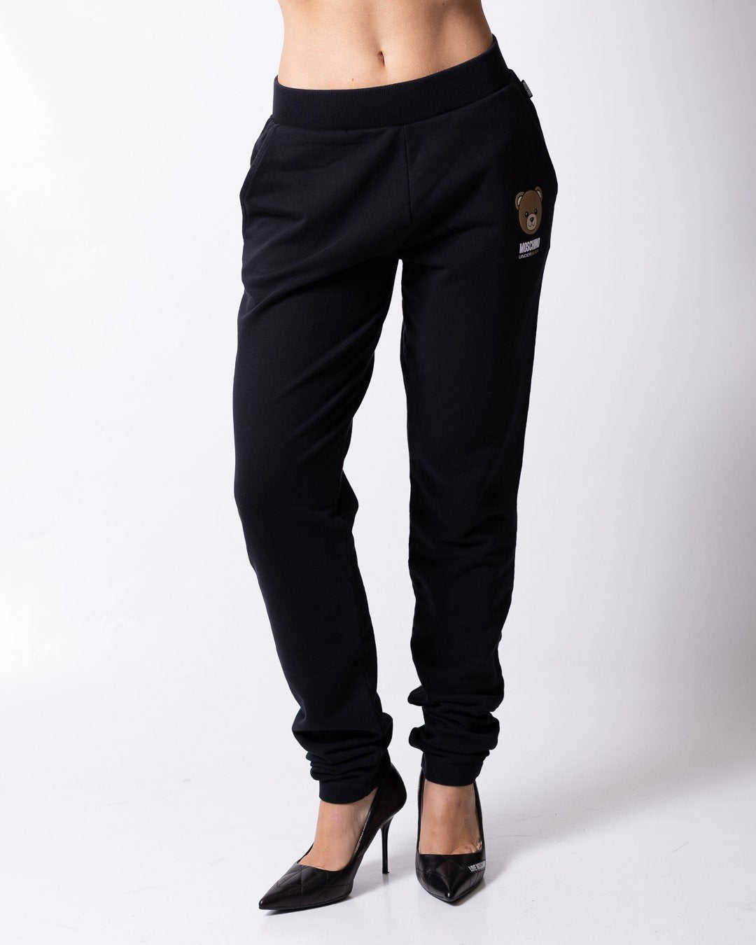 Pantalone Moschino Active con logo underbear e orsetto