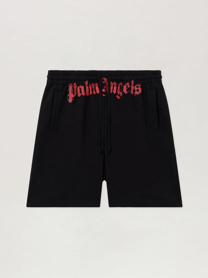 Bermuda Palm Angels in felpa "Waist Logo" uomo